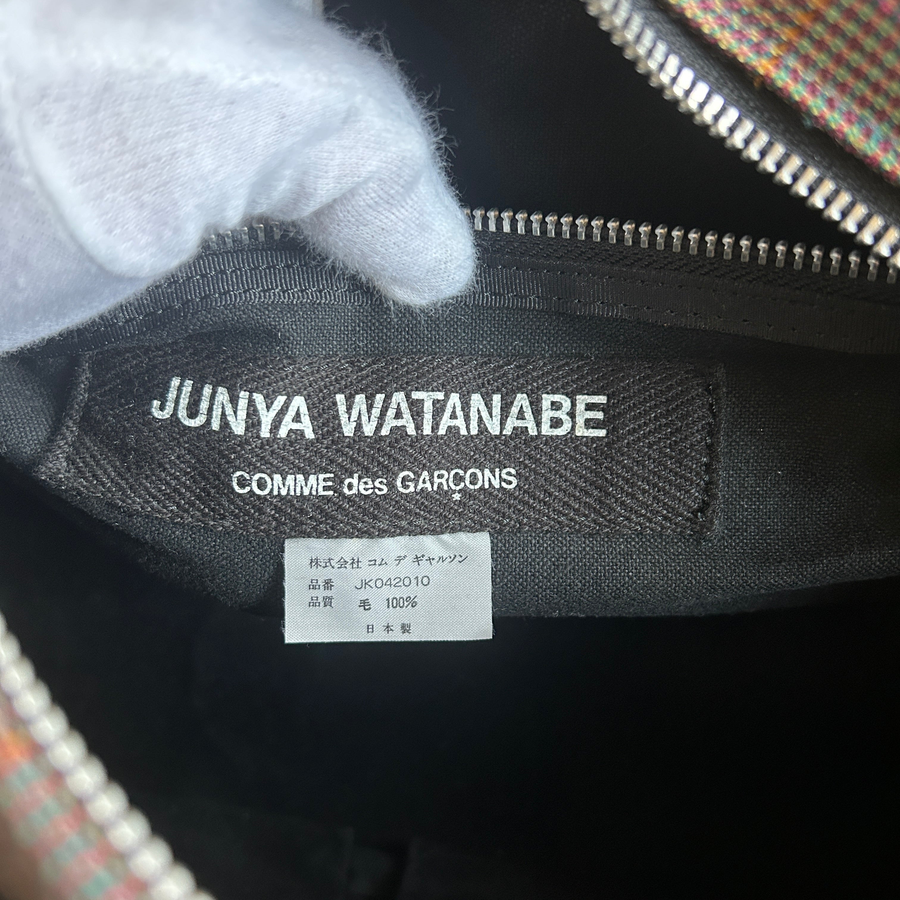 JUNYA WATANABE 2WAY Leather Plaid Bag