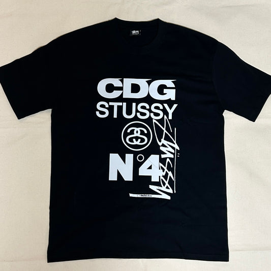 STUSSY×CDG 40th Anniversary T-shirt