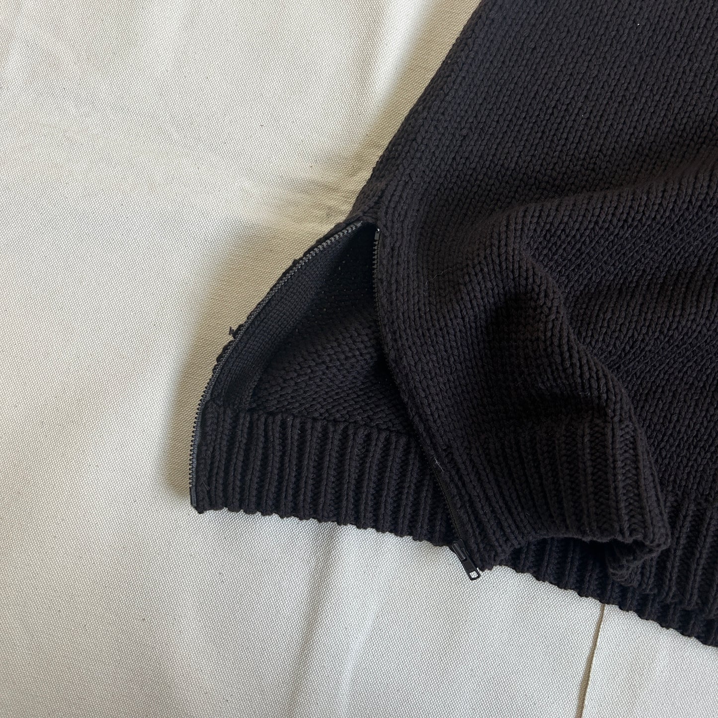 2017AW Y's YOHJI YAMAMOTO Deformed Asymmetric Shoulder Knit