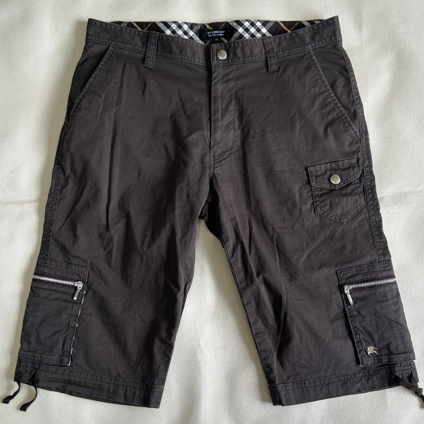 BURBERRY BLACK LABEL Short Cargo Pants