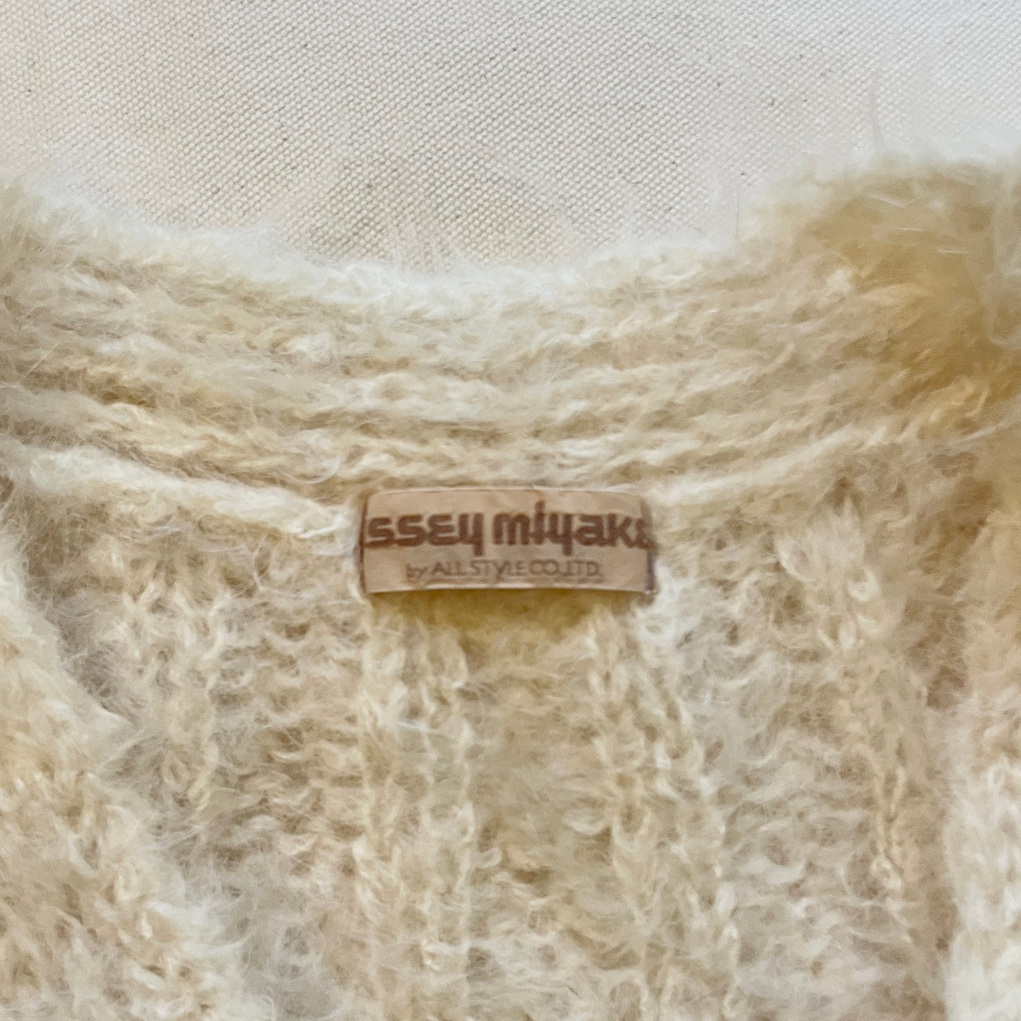 初期1970s ISSEY MIYAKE Mohair Knit Vest